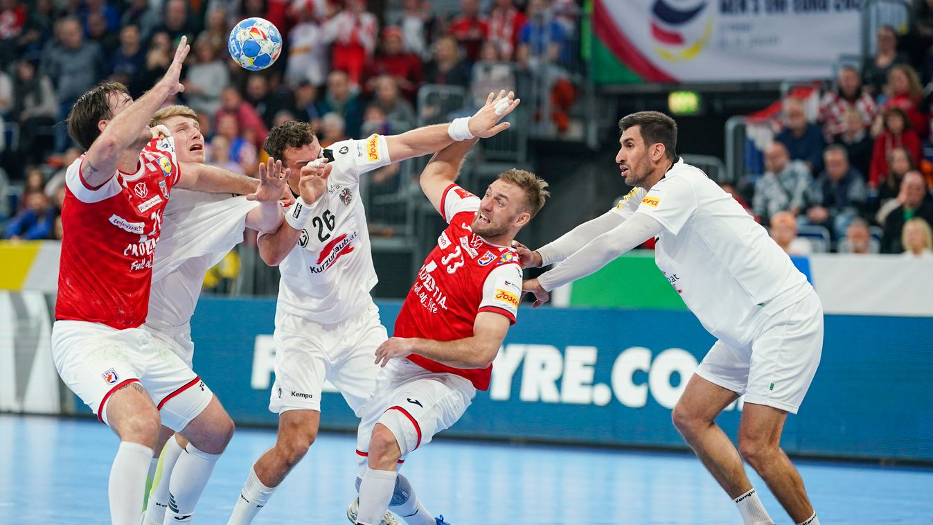 Croatia - Austria Sports EM Handball (Team) Horizontal HANDBALL 