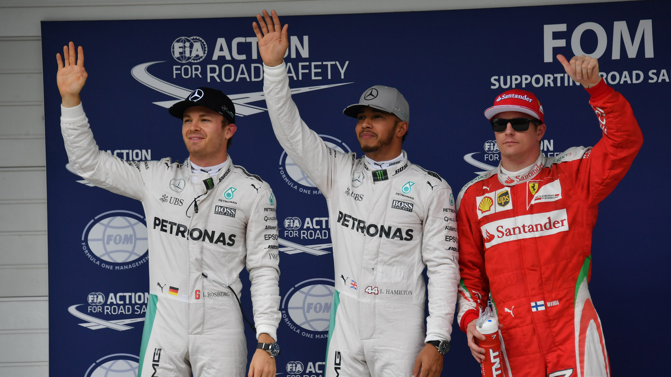 Forma-1, Nico Rosberg, Lewis Hamilton, Kimi Räikkönen, Brazil Nagydíj 