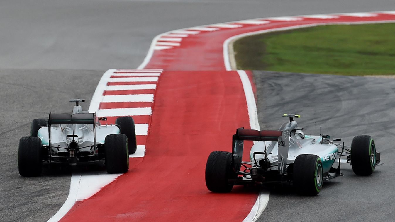Forma-1, Lewis Hamilton, Nico Rosberg, Mercedes, USA Nagydíj 