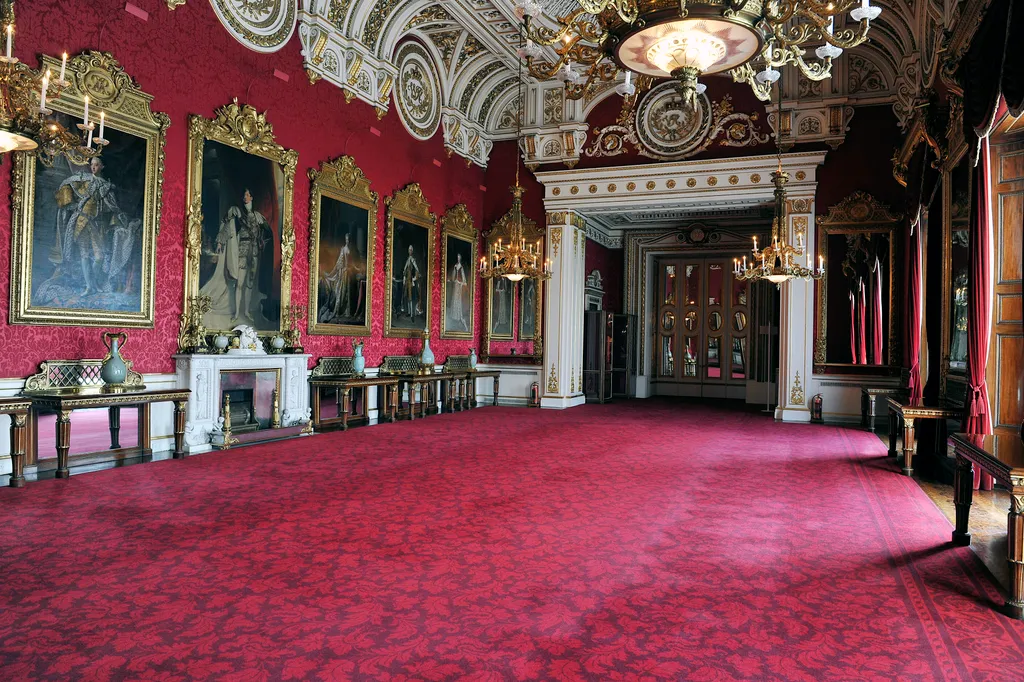Buckingham-palota, Buckingham palota, fényűzés, fényűző, pompa 
