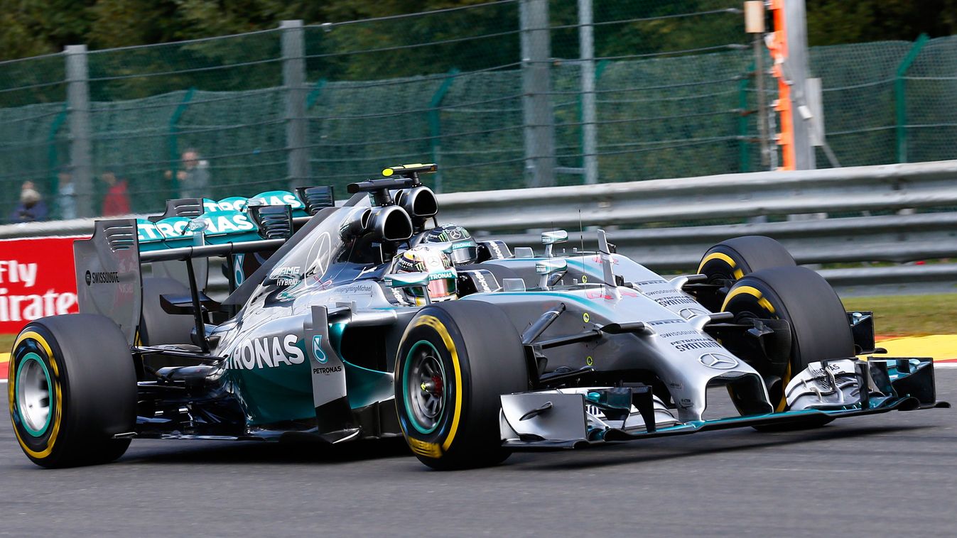 Forma-1, Lewis Hamilton, Nico Rosberg, Mercedes, Belga Nagydíj 