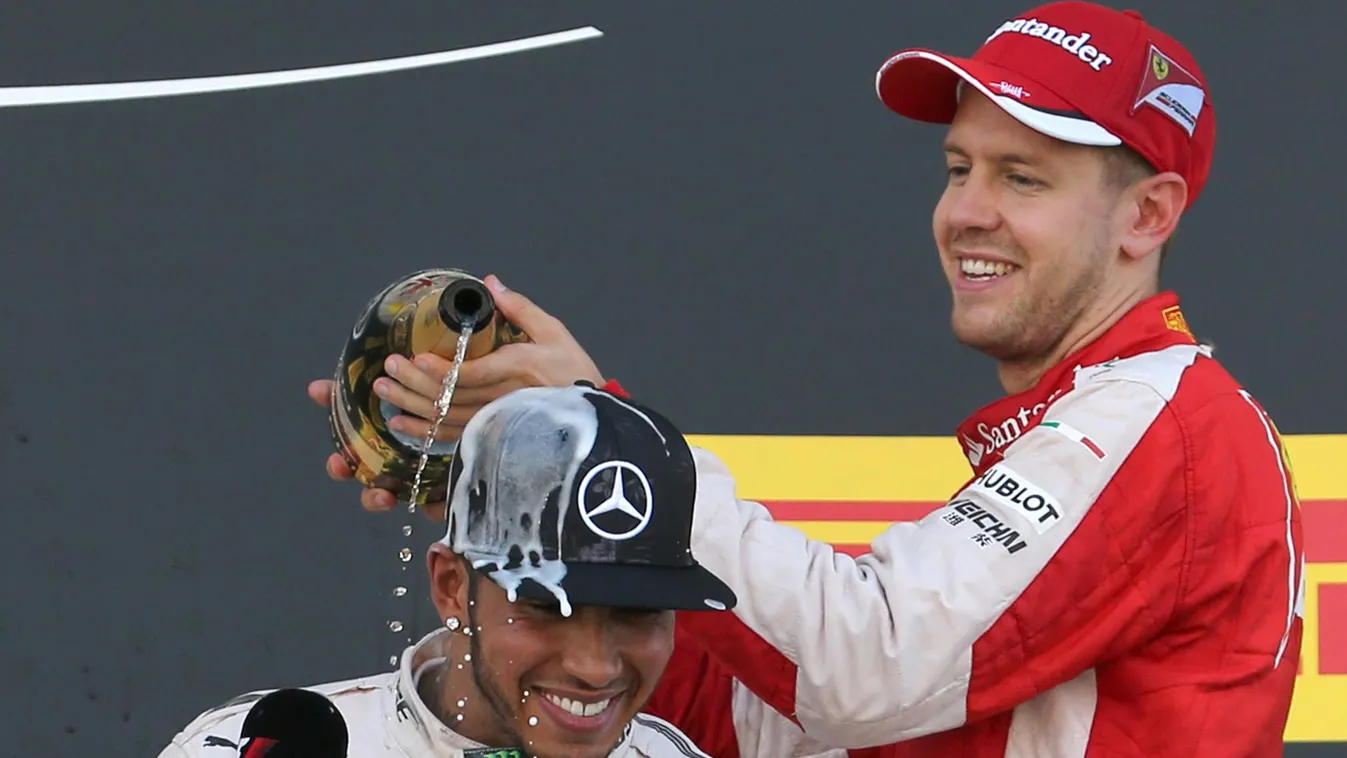 Forma-1, Sebastian Vettel, Lewis Hamilton, dobogó 