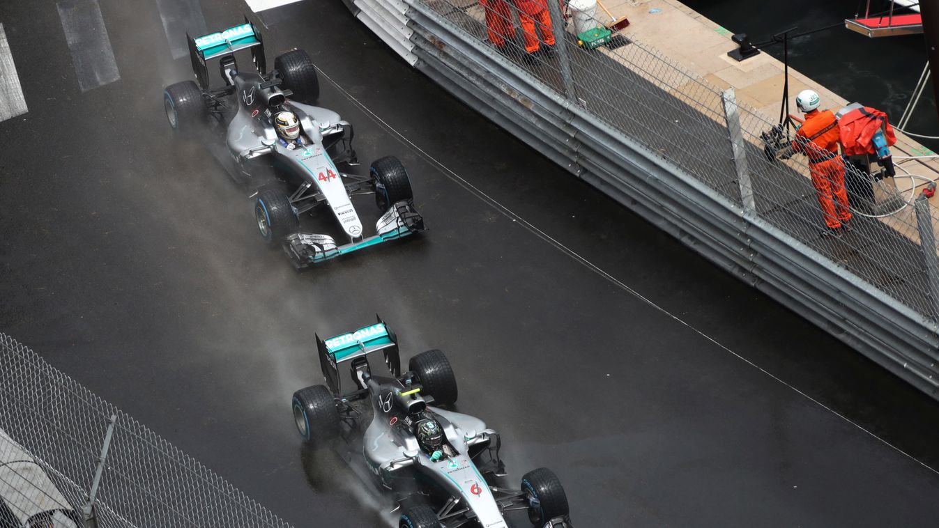 Forma-1, Monacói Nagydíj, Mercedes, Nico Rosberg, Lewis Hamilton 