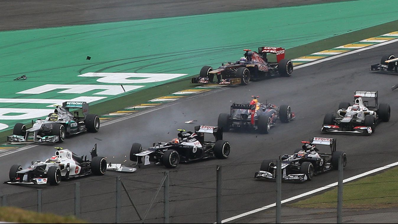 Forma-1, Brazil Nagydíj 2012, rajt, Sebastian Vettel, Red Bull 