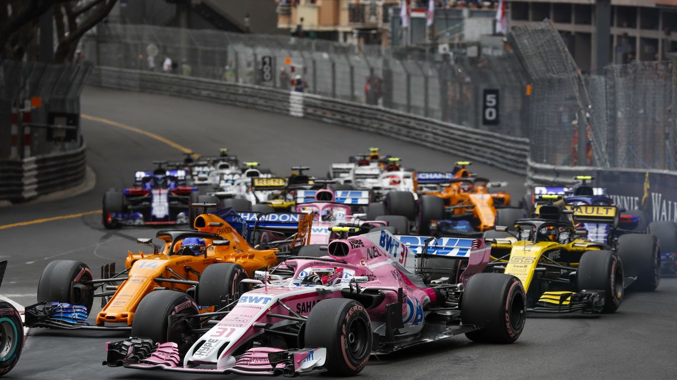 Forma-1, Monacói Nagydíj, Force India, Esteban Ocon 