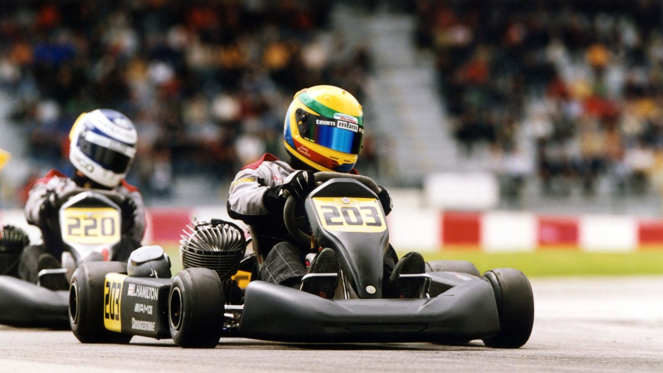 Forma-1, Lewis Hamilton, gokart, 2000 