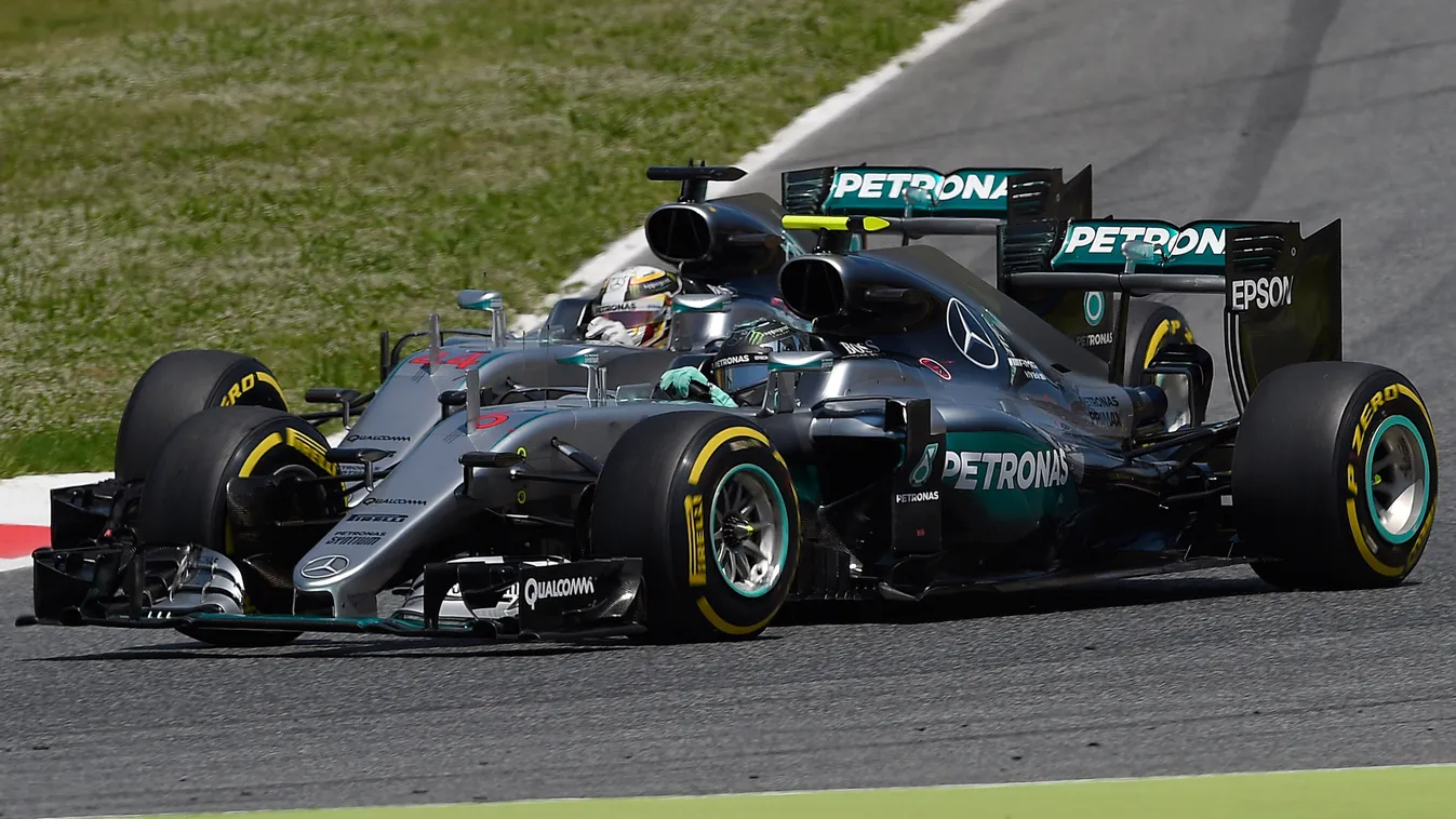 Forma-1, Lewis Hamilton, Nico Rosberg, Mercedes, Spanyol Nagydíj 