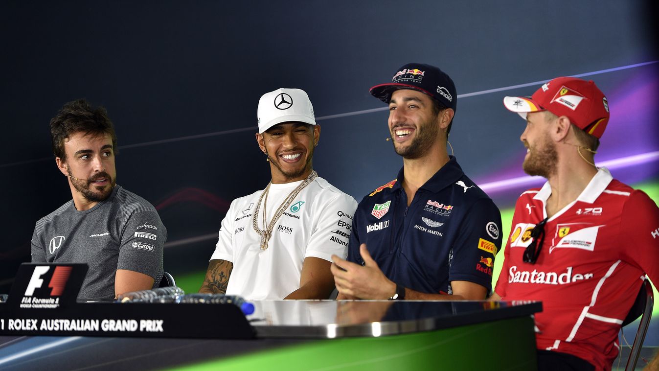 Forma-1, Fernando Alonso, Lewis Hamilton, Daniel Ricciardo, Sebastian Vettel, Ausztrál Nagydíj 