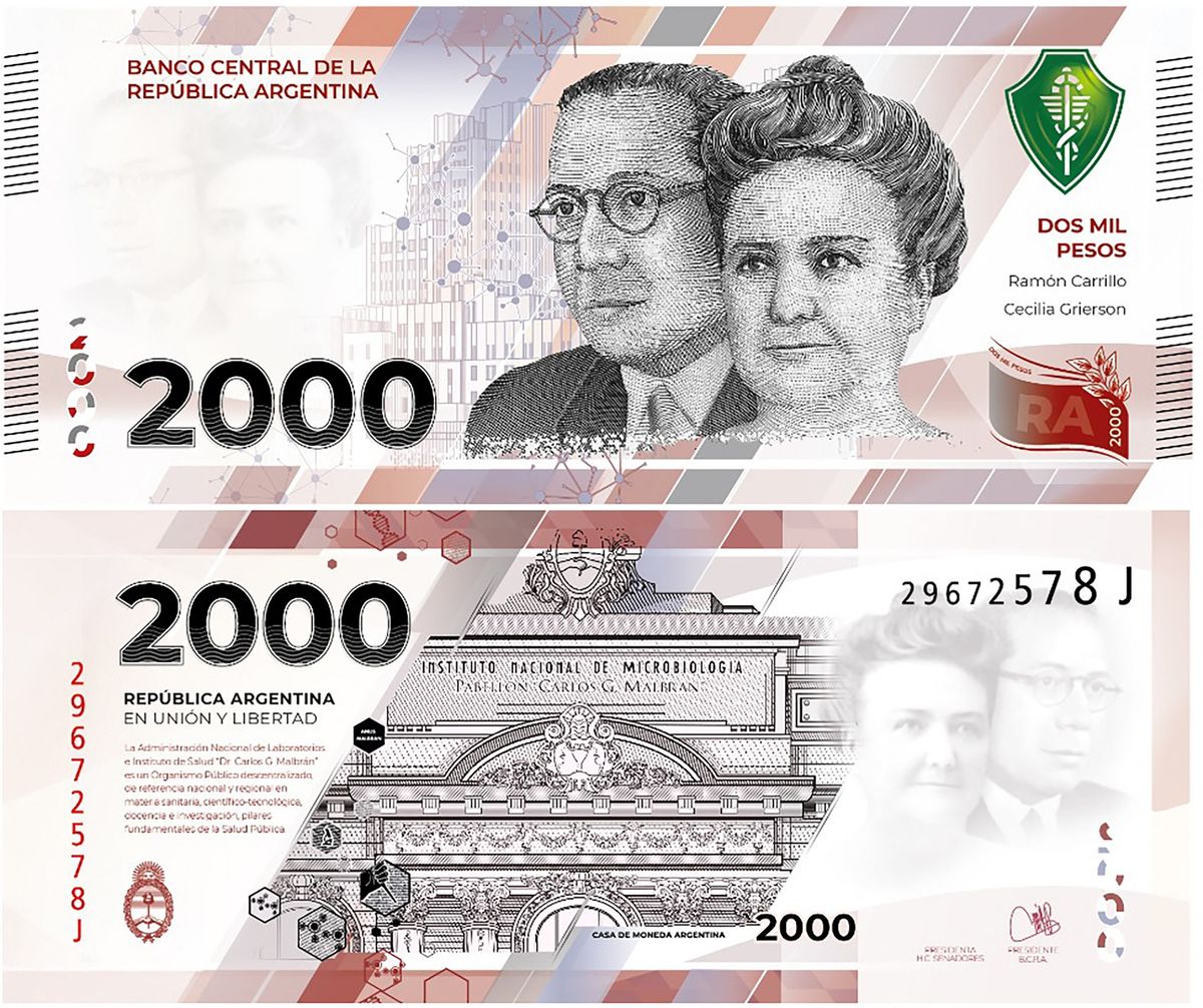 2023. év bankjegye, 2023évbankjegye,  Argentina: 2000-Pesos Note, 