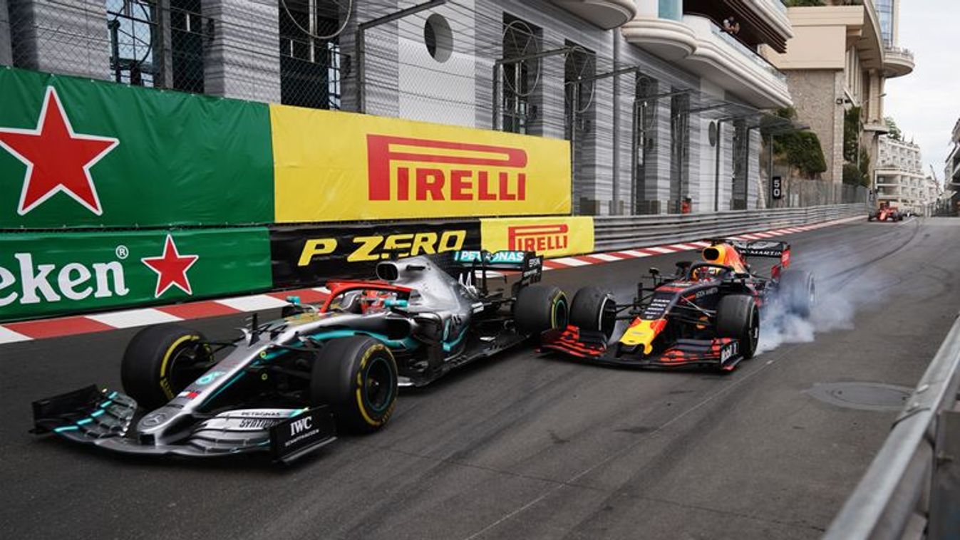 Forma-1, Monacói Nagydíj, 2019, Lewis Hamilton, Mercedes, Max Verstappen, Red Bull 