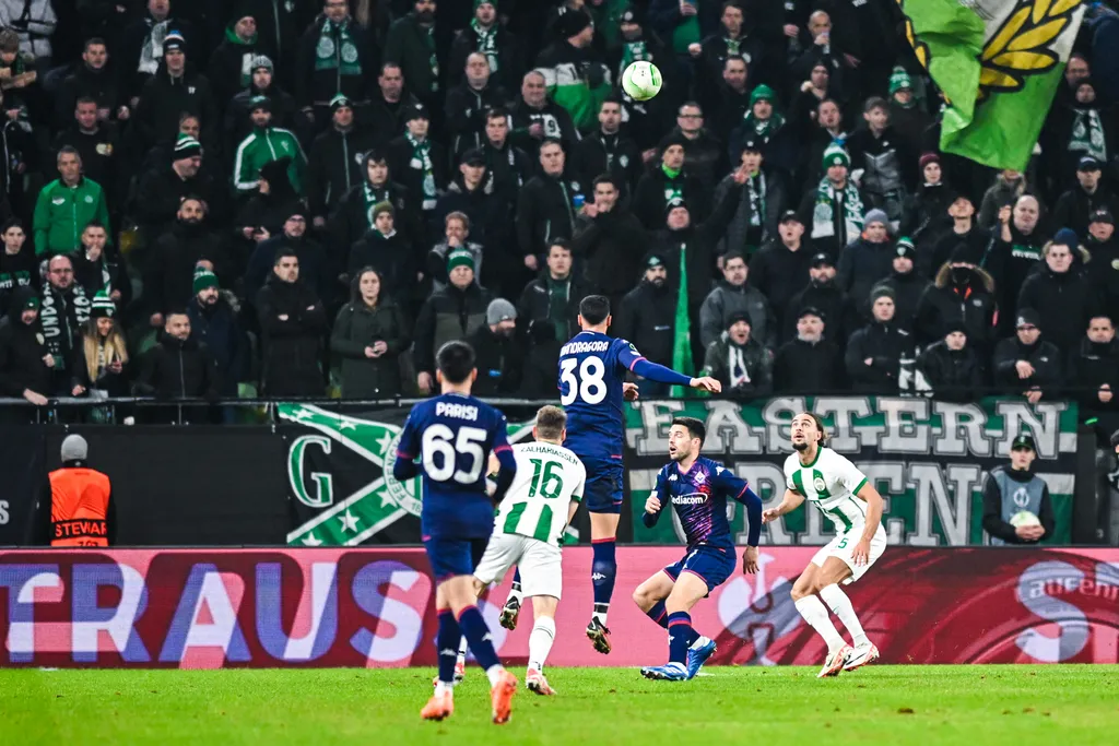 Ferencvárosi TC - ACF Fiorentina, FTC, Fradi, Ferencváros, Európa Konferencia Liga, csoportkör, 6. forduló, Groupama Aréna, Budapest, 2023.12.14. 