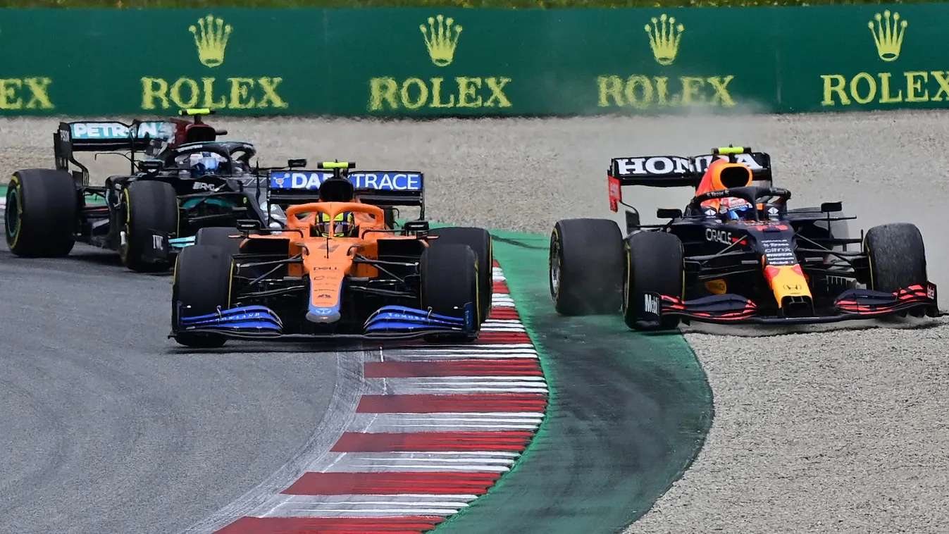 Forma-1, Osztrák Nagydíj, Lando Norris, McLaren, Sergio Pérez, Red Bull 