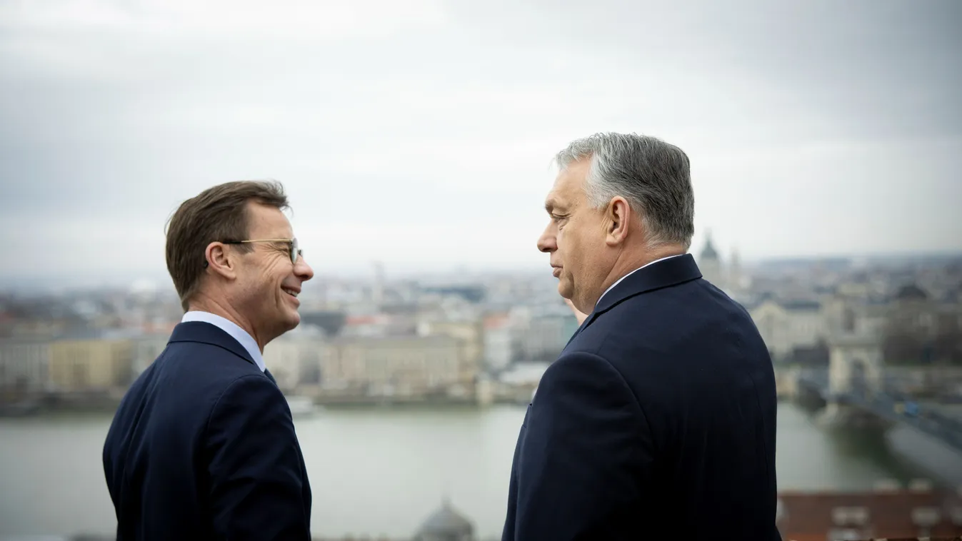 Orbán Viktor fogadta a svéd miniszterelnököt, OrbánViktor