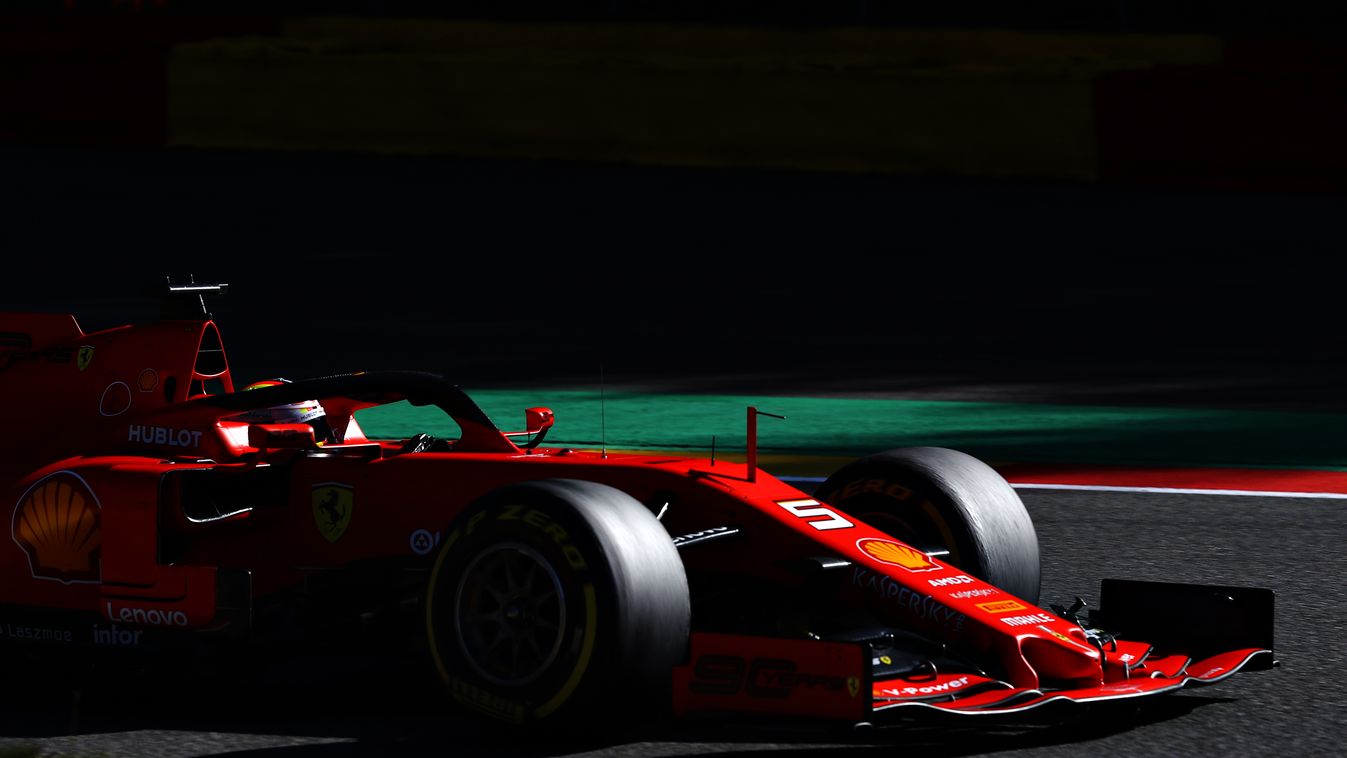 Forma-1, Belga Nagydíj, péntek, Vettel, Ferrari 
