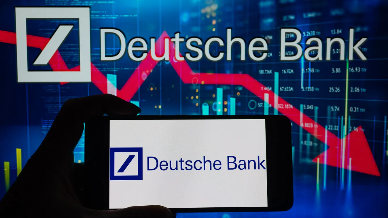 Deutsche Bank, logo, felirat 