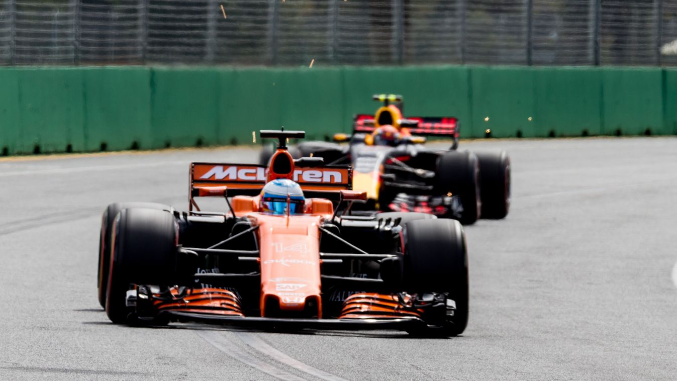 Forma-1, Fernando Alonso, McLaren Honda, Daniel Ricciardo, Red Bull Racing, Ausztrál Nagydíj 