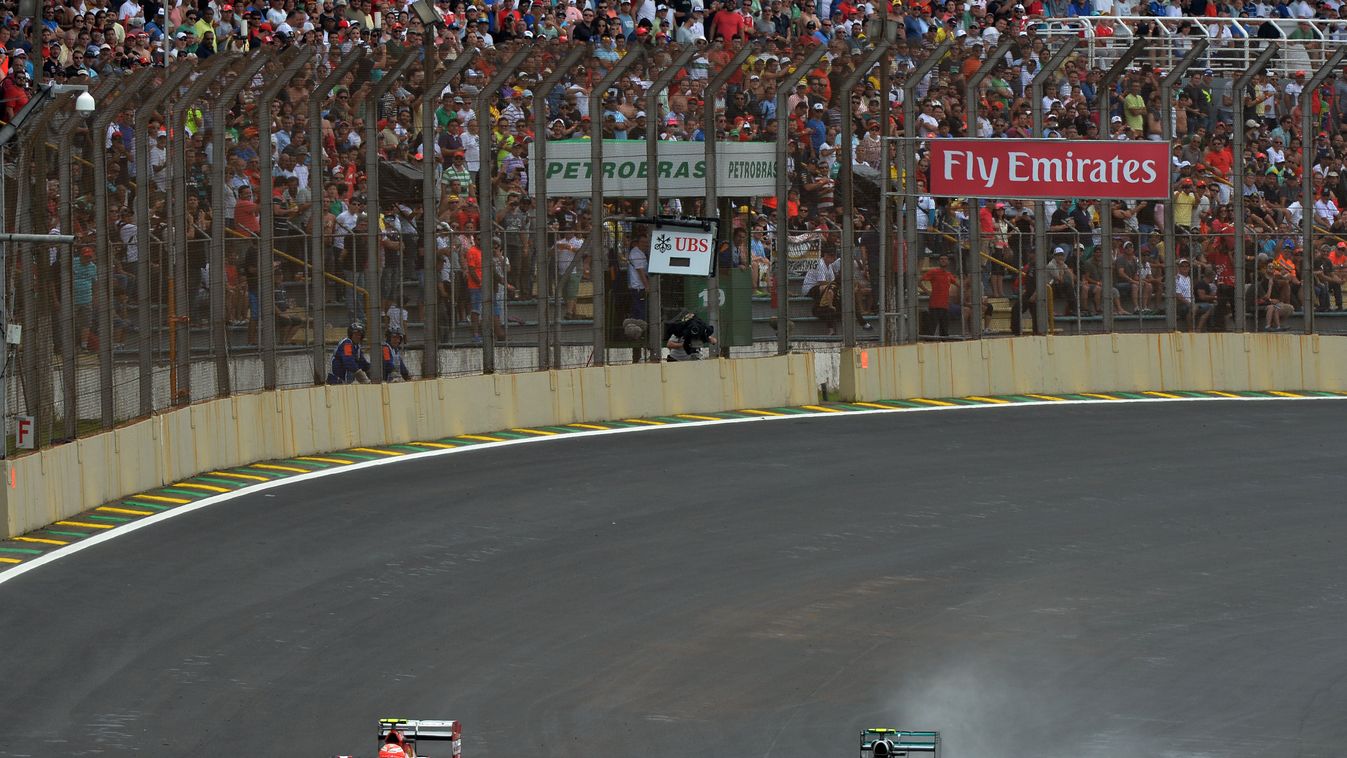 Forma-1, Brazil Nagydíj, Nico Rosberg, Mercedes, Kimi Räikkönen, Ferrari 