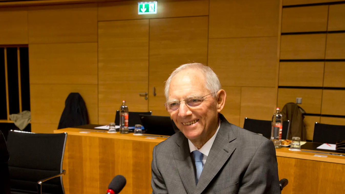 SCHÄUBLE, Wolfgang Luxembourg, 2023. december 27.
2017. október 10-én az EU-tagországok pénzügyminisztereinek luxembourgi találkozóján készített kép Wolfgang Schäuble német pénzügyminiszterről. Schäuble, aki 2017-től 2021-ig a Bundestag elnöke, korábban N
