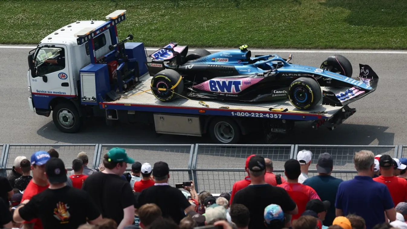 F1 Grand Prix Of Canada Practice 1 Canada Canadian auto formula 1 friday gp motorsport motorsports practice racing sports Alpine Pierre Gasly Formula 1 Grand Prix Circuit Gilles Villeneuve Montreal June 16 2023 Jakub Porzycki/NurPhoto Horizontal CAR F1 GR