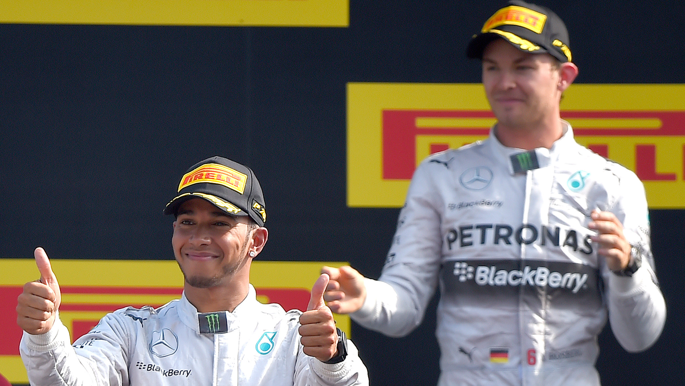 Rosberg úgy tett, mint aki elégedett a 2. hellyel, de az Olasz Nagydíj Hamilton nagy napja volt 