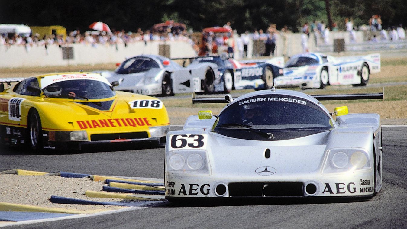 Le Mans, 1989, Sauber-Mercedes, Jochen Mass, Manuel Reuter, Stanley Dickens 