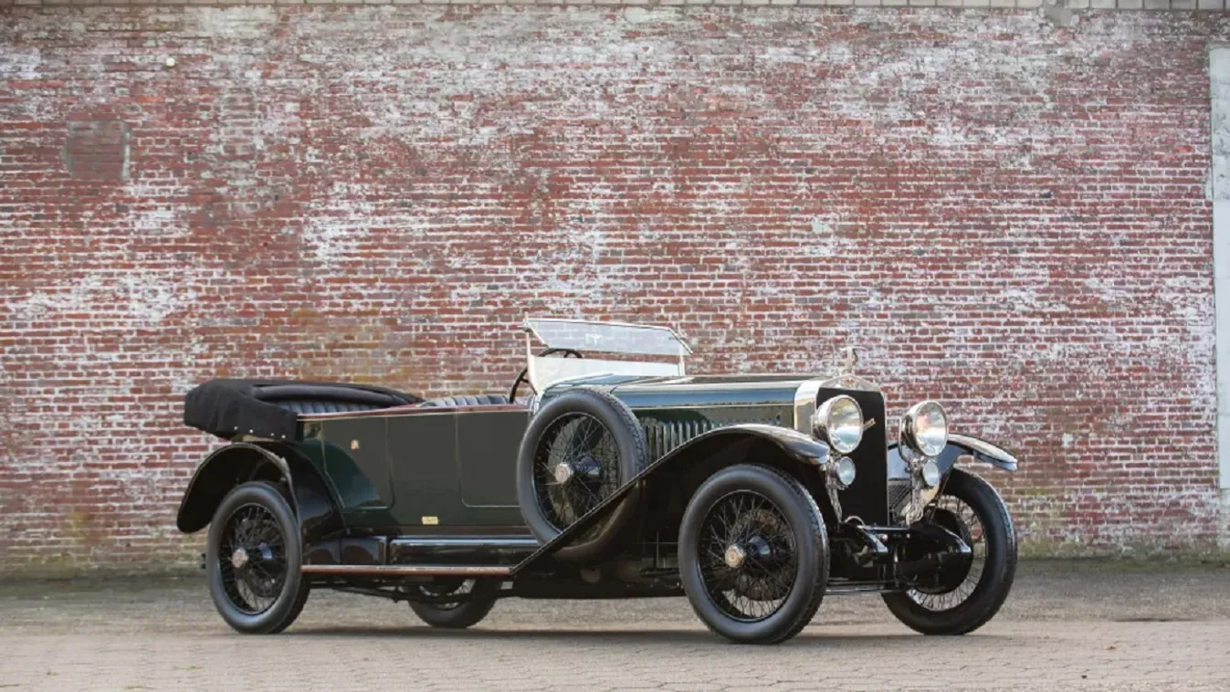 Több mint 100 éves, egykor királyi tulajdonban lévő autó árverésre kerül - még 85 mérföld/órás sebességre is képes, Hispano-Suiza H6, 1919 