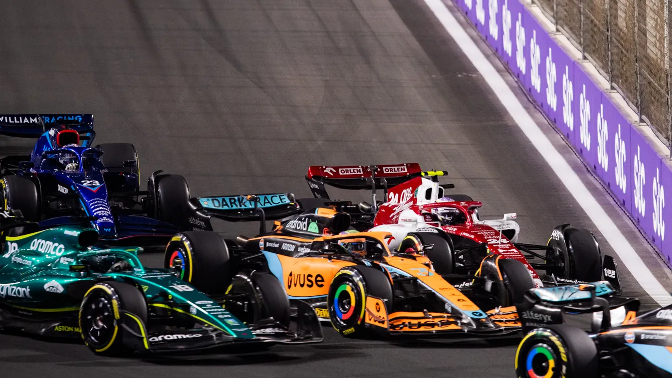 Forma-1, Szaúd-arábiai Nagydíj, Csou Kuan-jü, Alfa Romeo, Daniel Ricciardo, McLaren 
