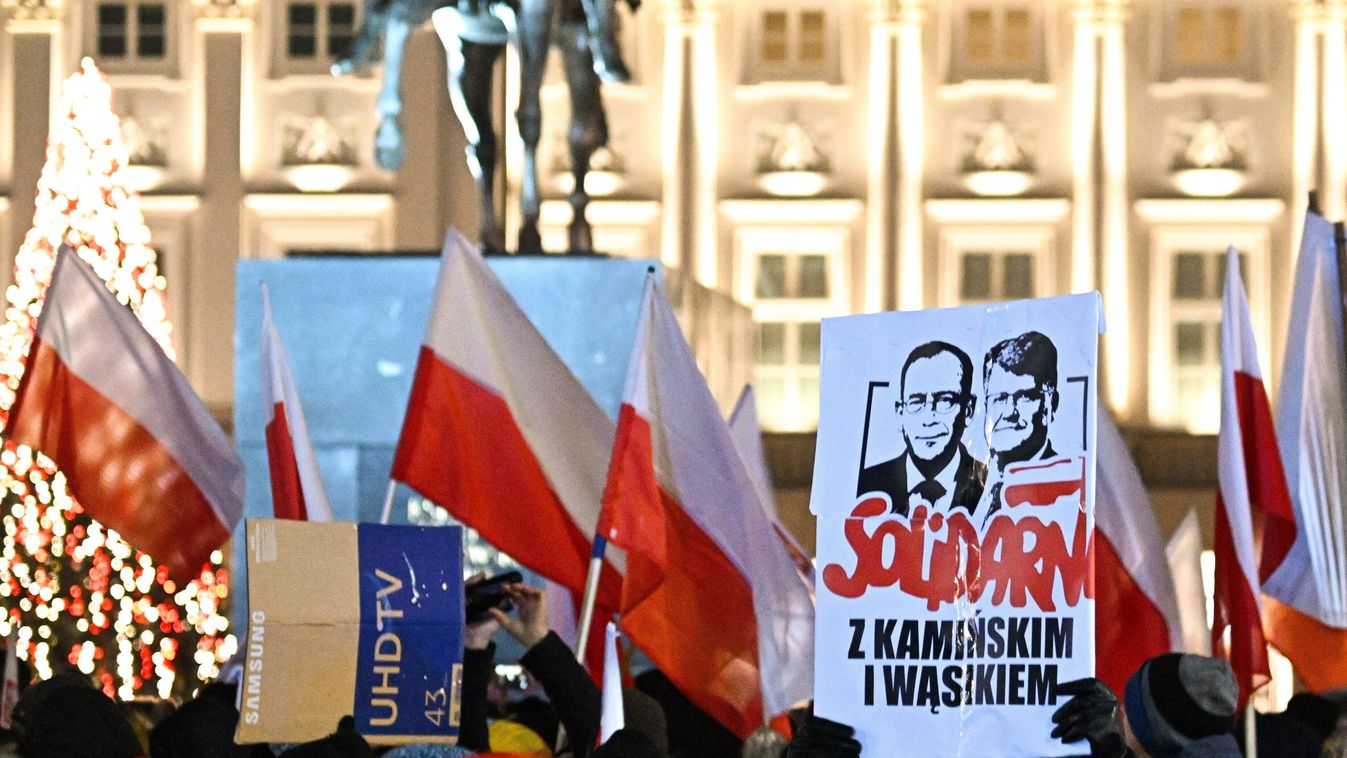 Lengyel belpolitika, letartóztatás, Mariusz Kaminski, Maciej Wasik, Lengyelország, 2024.01.10. 