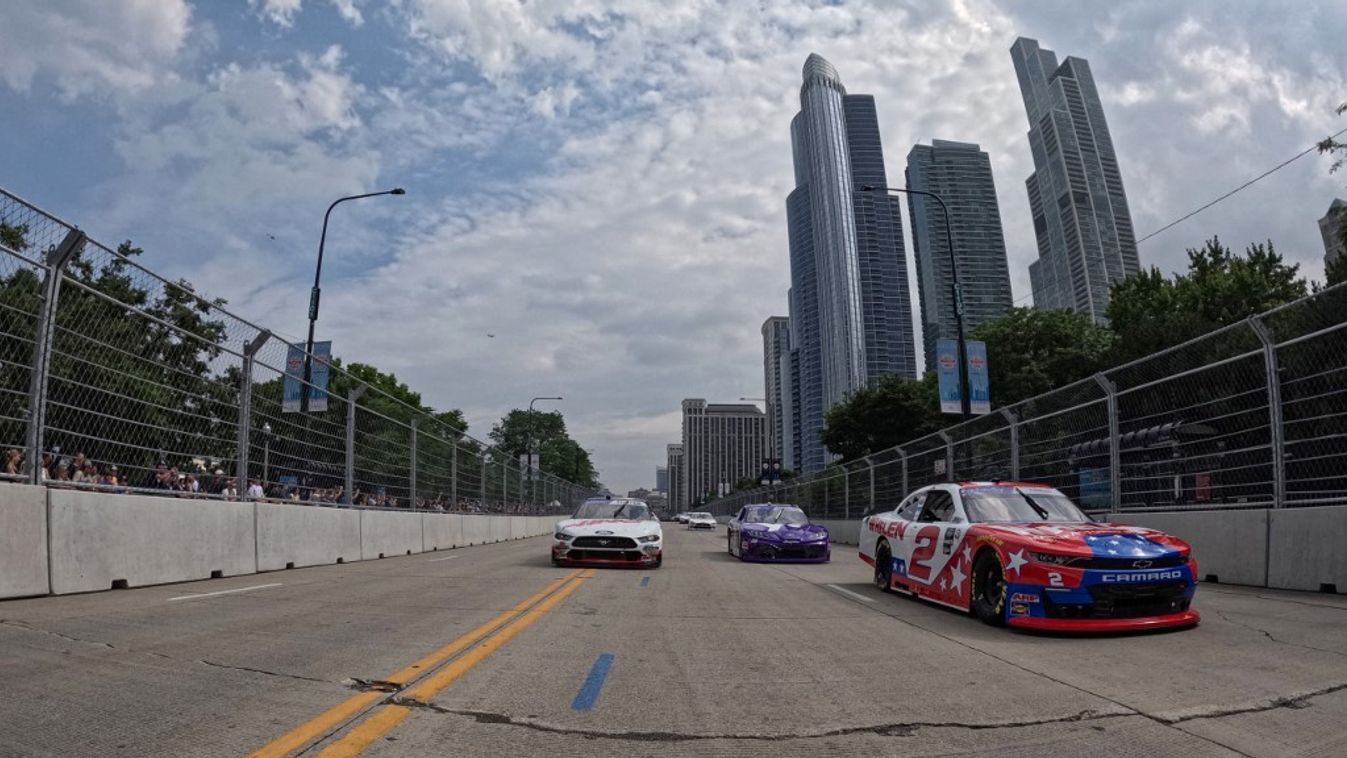 NASCAR Xfinity Series The Loop 121 GettyImageRank1 20s Motorsport Driver - Occupation USA Illinois Chicago - Illinois Leading No People Photography Sports Track Stock Car Racing Race Car Driver Former Chicago Loop M&M's Lap - Circuit NASCAR XFINITY Series