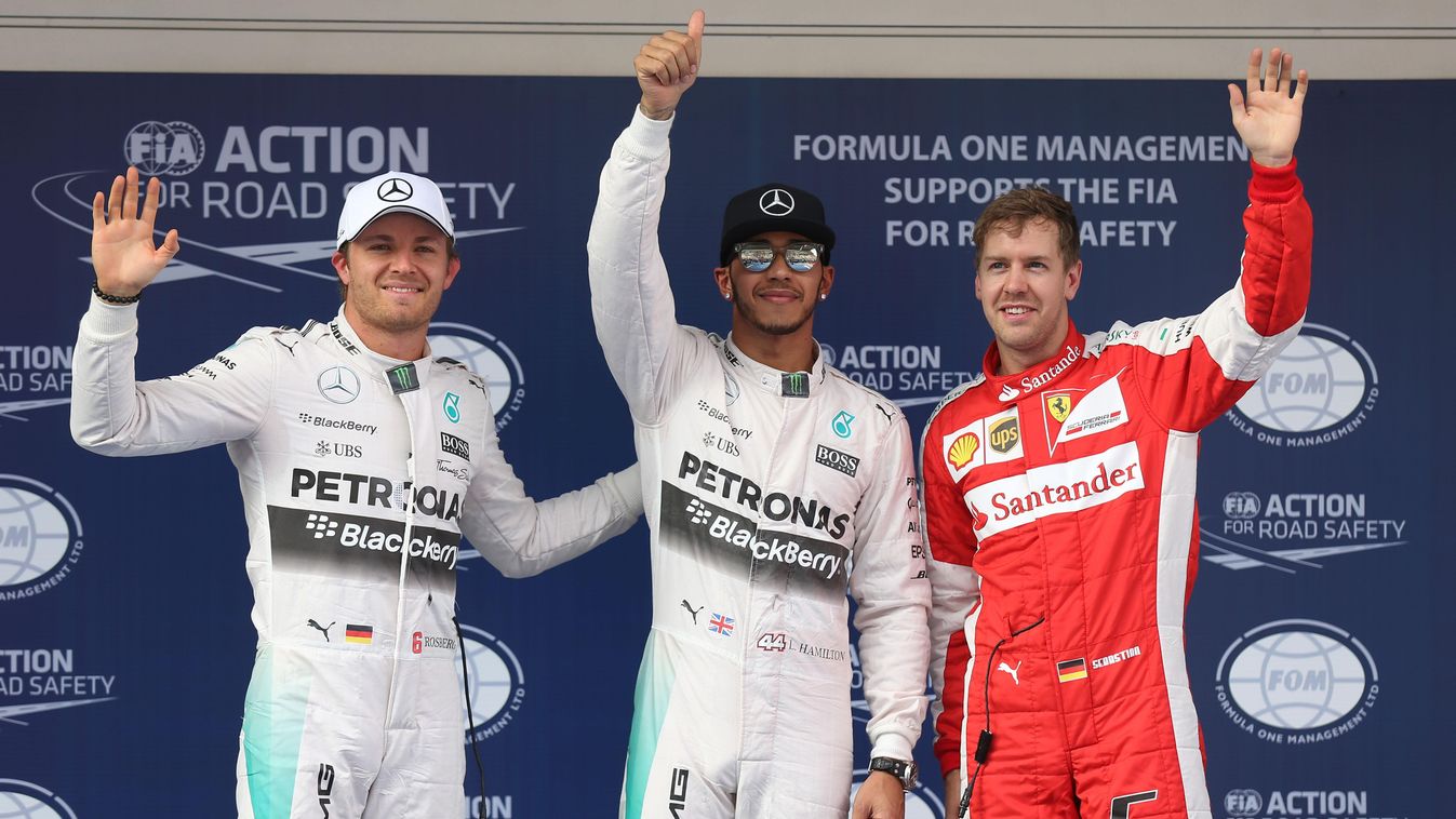 Forma-1, Nico Rosberg, Lewis Hamilton, Sebastian Vettel 