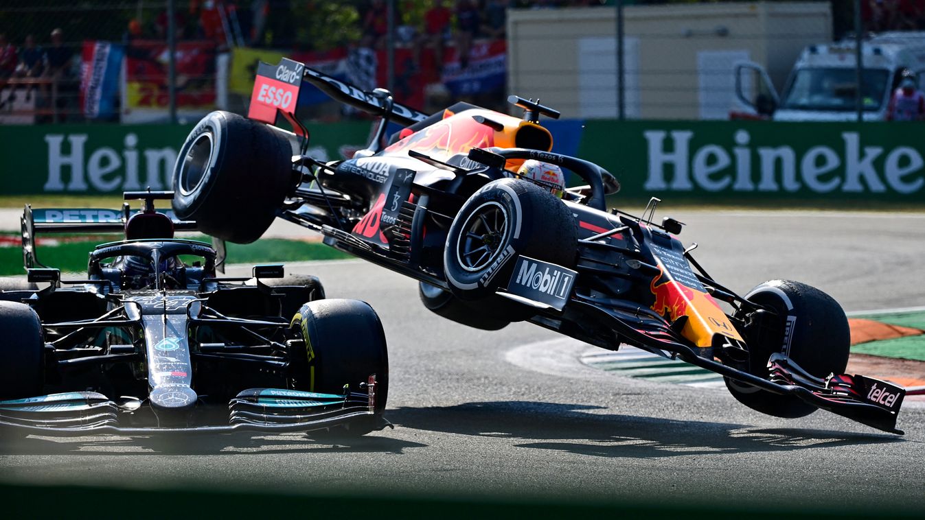 Forma-1, Olasz Nagydíj, Max Verstappen, Lewis Hamilton, Red Bull, Mercedes, baleset 