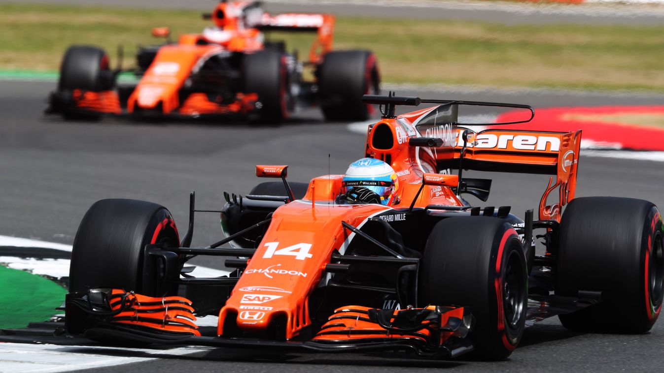 Forma-1, Fernando Alonso, Stoffel Vandoorne, McLaren Honda, Brit Nagydíj 