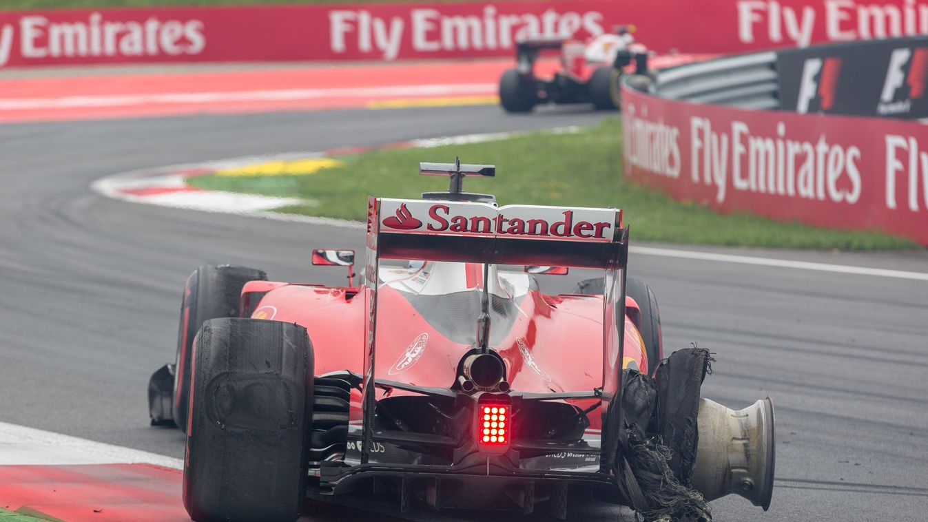 Forma-1, Sebastian Vettel, Ferrari, defekt, Osztrák Nagydíj 
