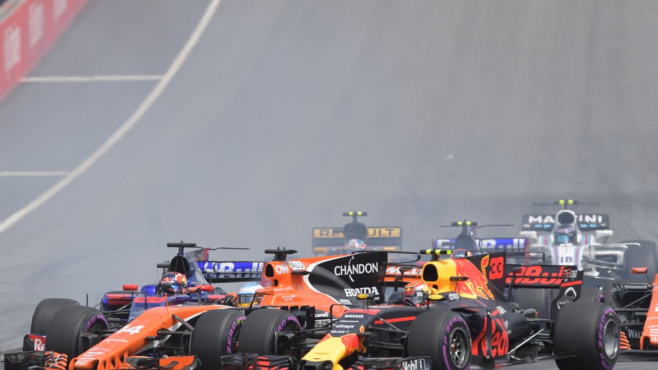 Forma-1, Fernando Alonso, McLaren Honda, Max Verstappen, Red Bull Racing, Osztrák Nagydíj 