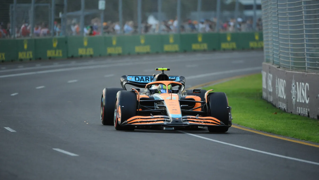 Forma-1, Lando Norris, McLaren, Ausztrál Nagydíj 2022, szombat 