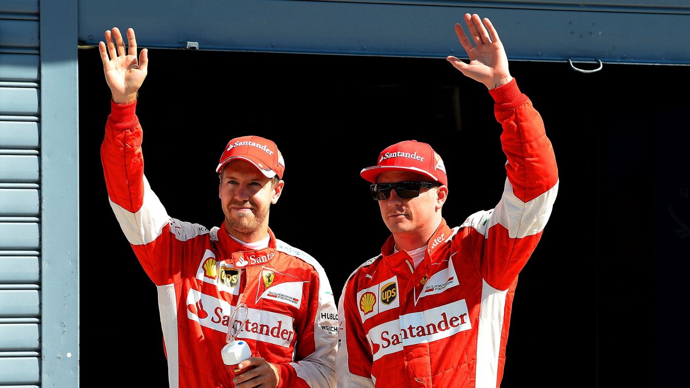 Forma-1, Olasz Nagydíj, Sebastian Vettel, Kimi Räikkönen, Ferrari 