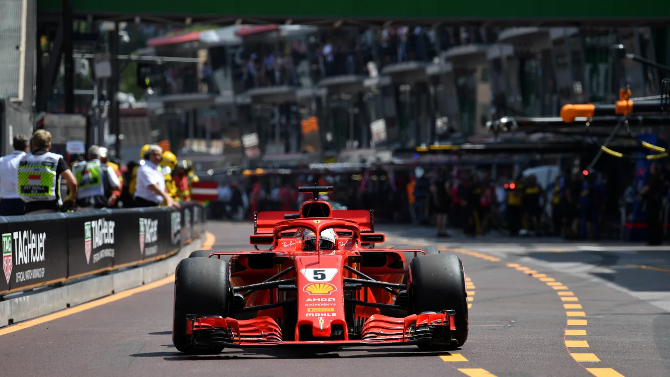 A Forma-1-es Monacói Nagydíj szombati napja, Sebastian Vettel, Scuderia Ferrari 