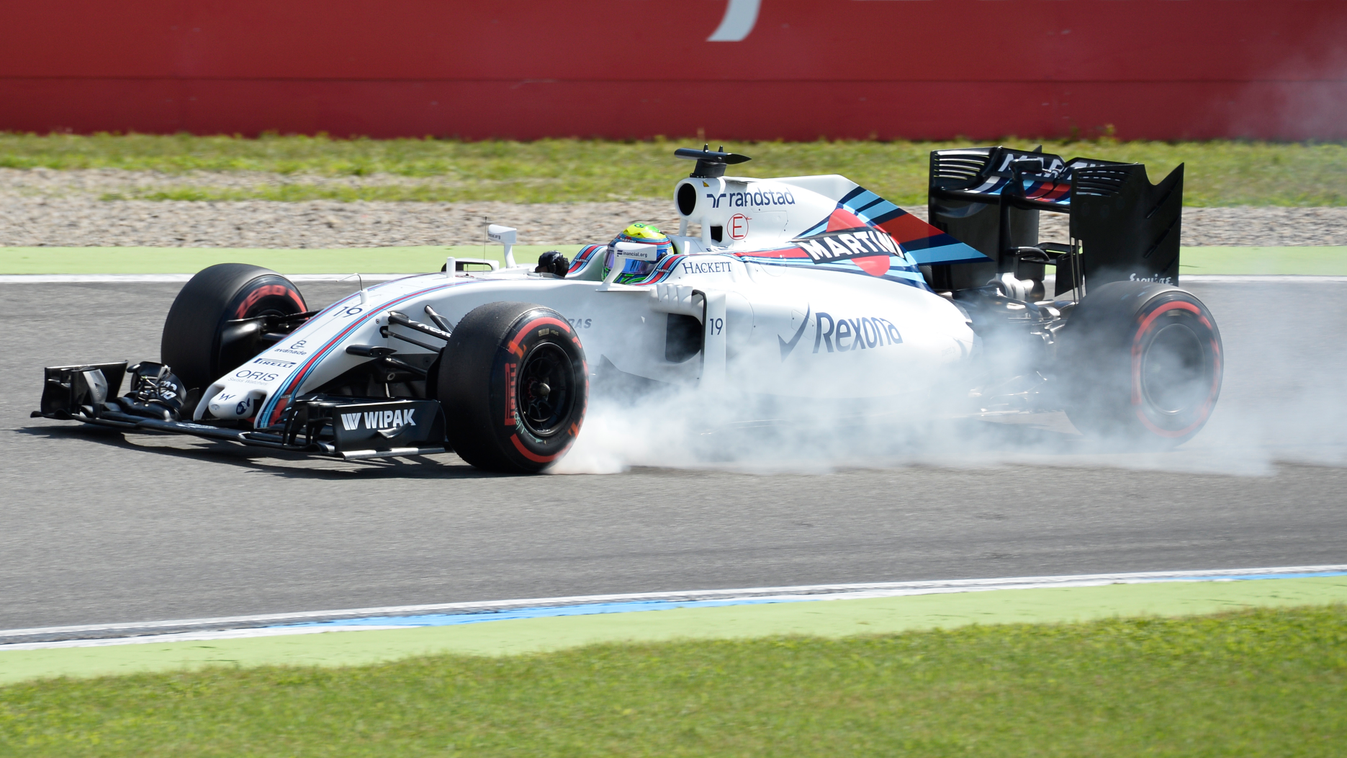 Forma-1, Felipe Massa, Williams Martini Racing, Német Nagydíj, elfékezés 