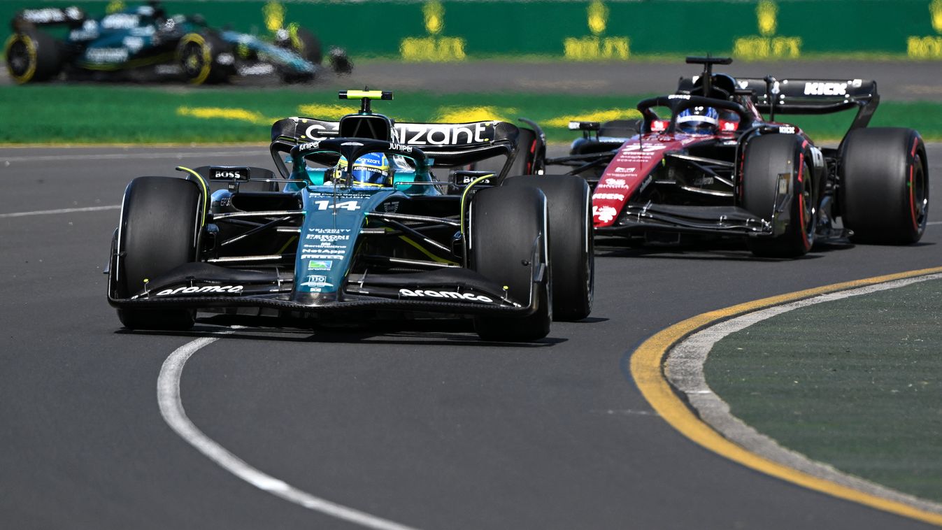 Forma-1, Ausztrál Nagydíj 2023, péntek, Fernando Alonso, Valtteri Bottas 