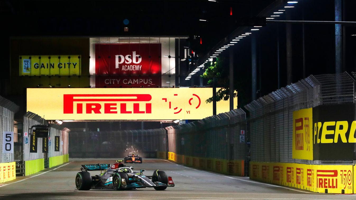Forma-1, Lewis Hamilton, Mercedes, Szingapúri Nagydíj 2022, futam 