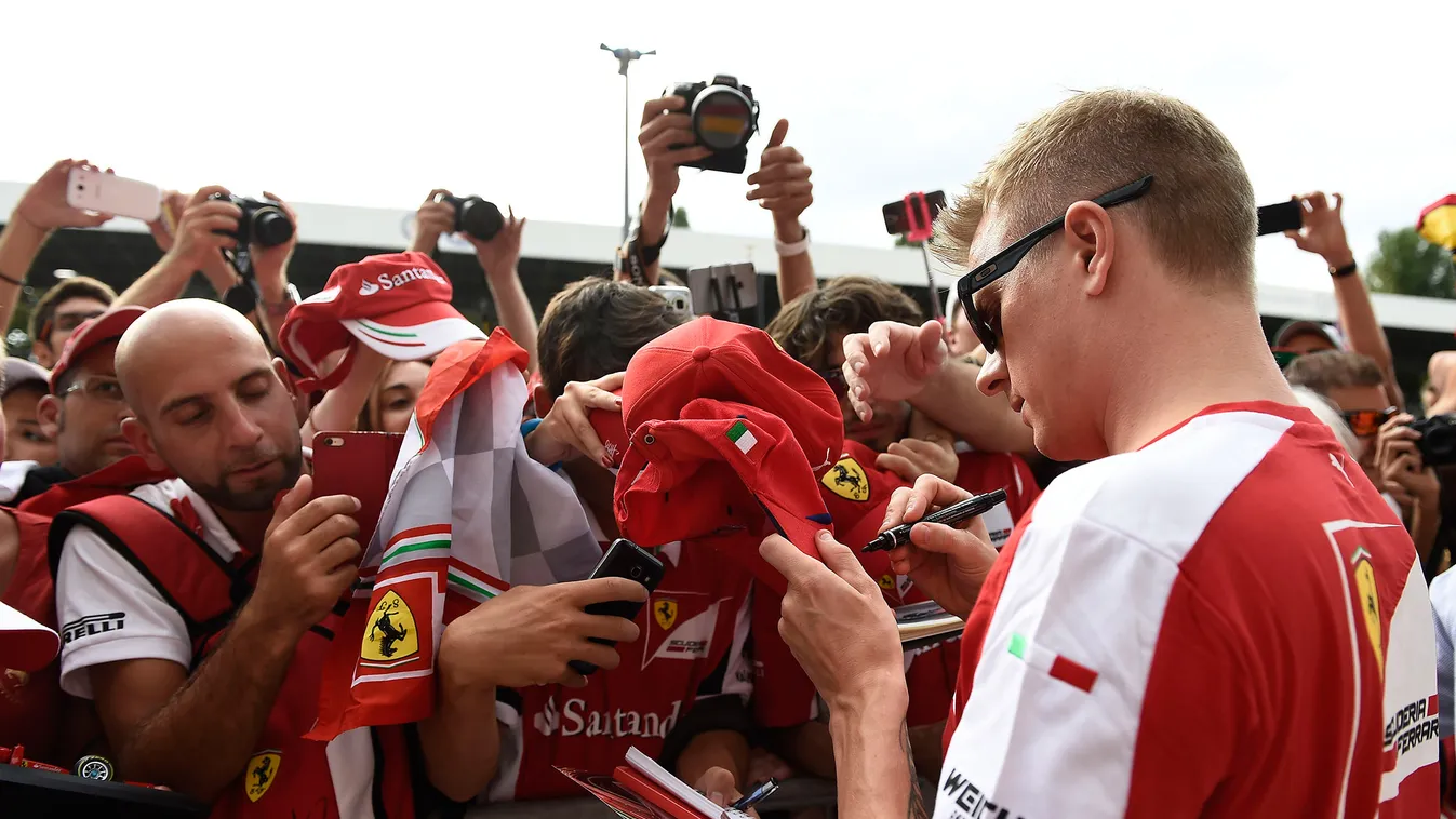 Forma-1, Kimi Räikkönen, Ferrari, tifosi, Olasz Nagydíj 