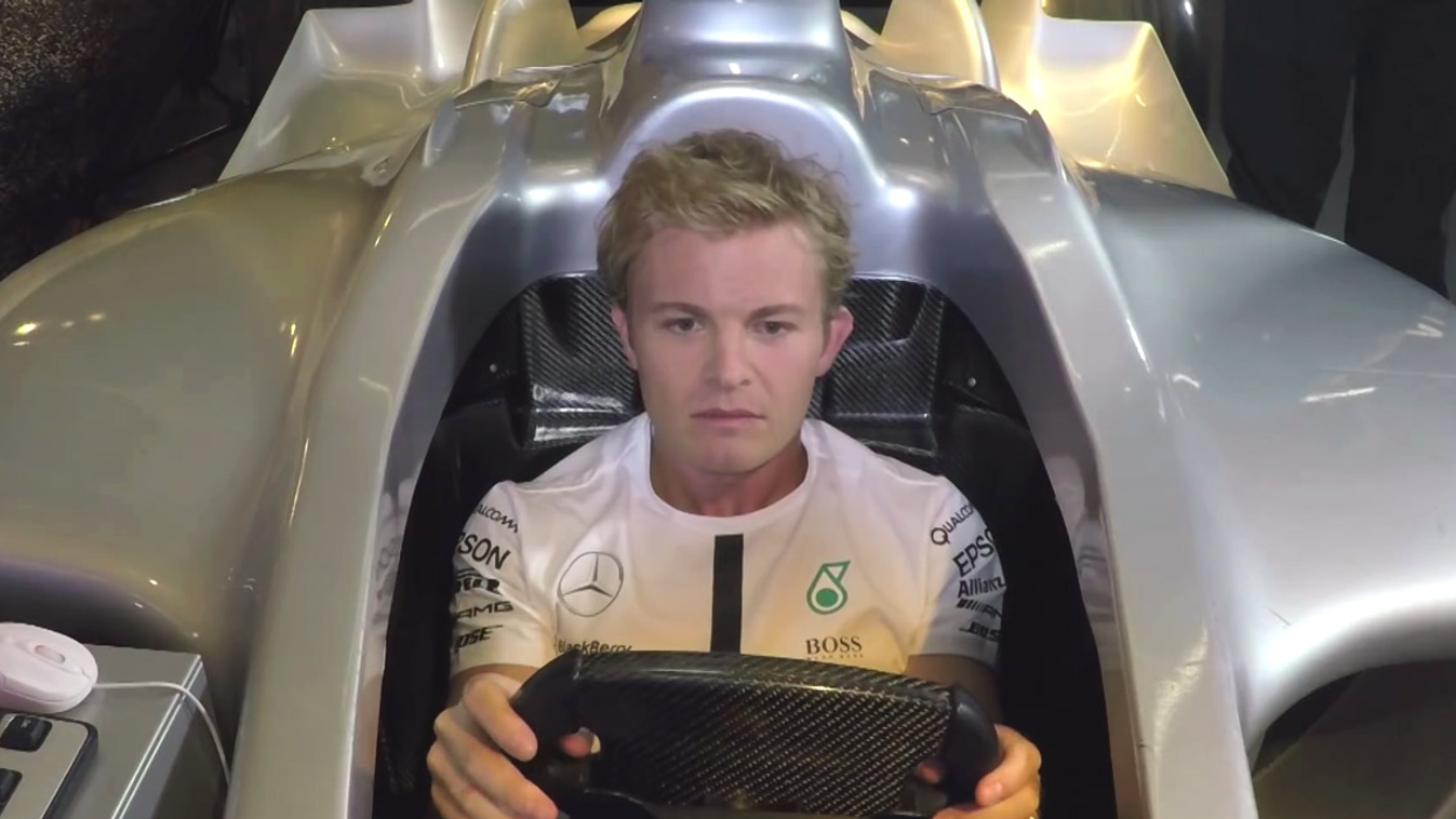 Forma-1, Nico Rosberg, szimulátor 
