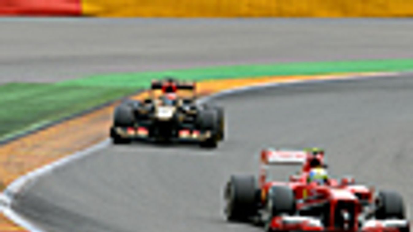 Forma-1, Felipe Massa, Ferrari, Kimi Räikkönen, Lotus, Belga Nagydíj