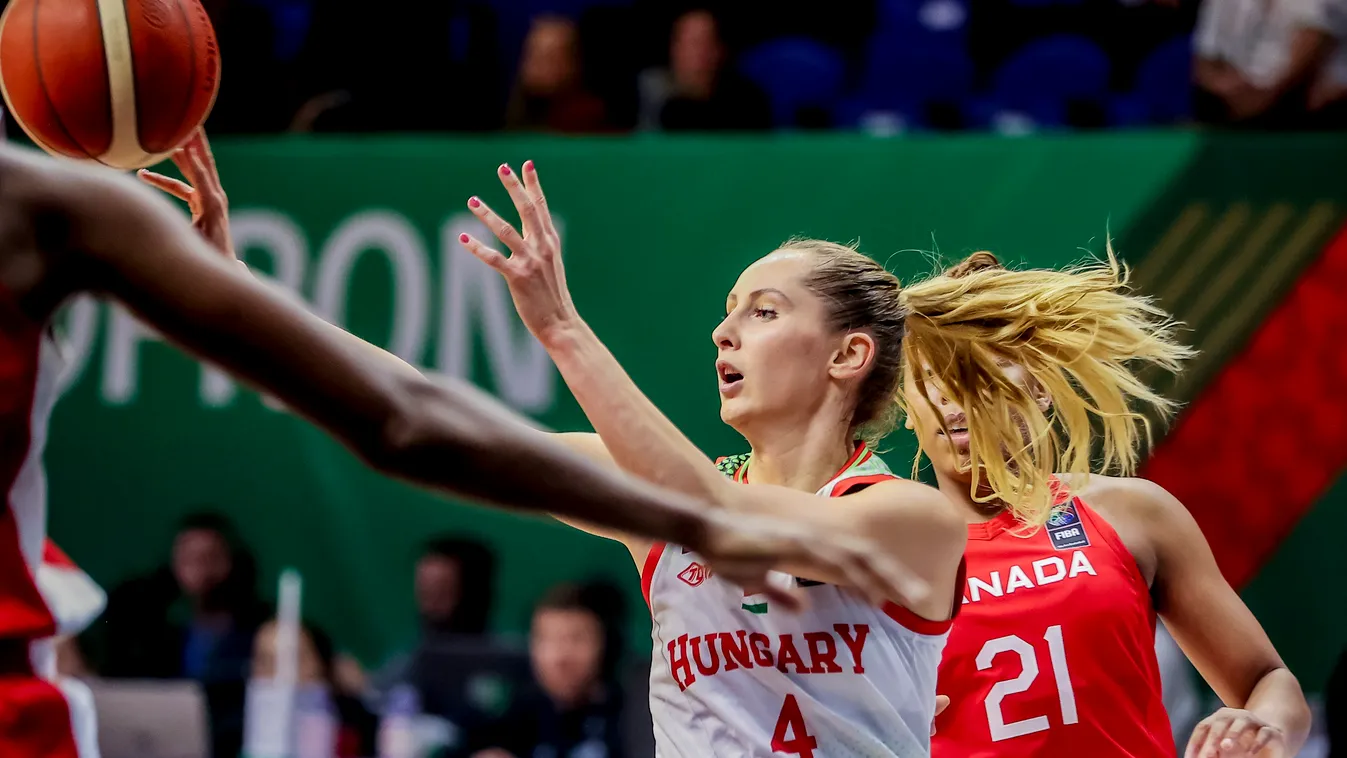 Magyarország - Kanada, női kosárlabda olimpiai selejtezőtorna, Novomatic Aréna, Sopron, 2024.02.08. 