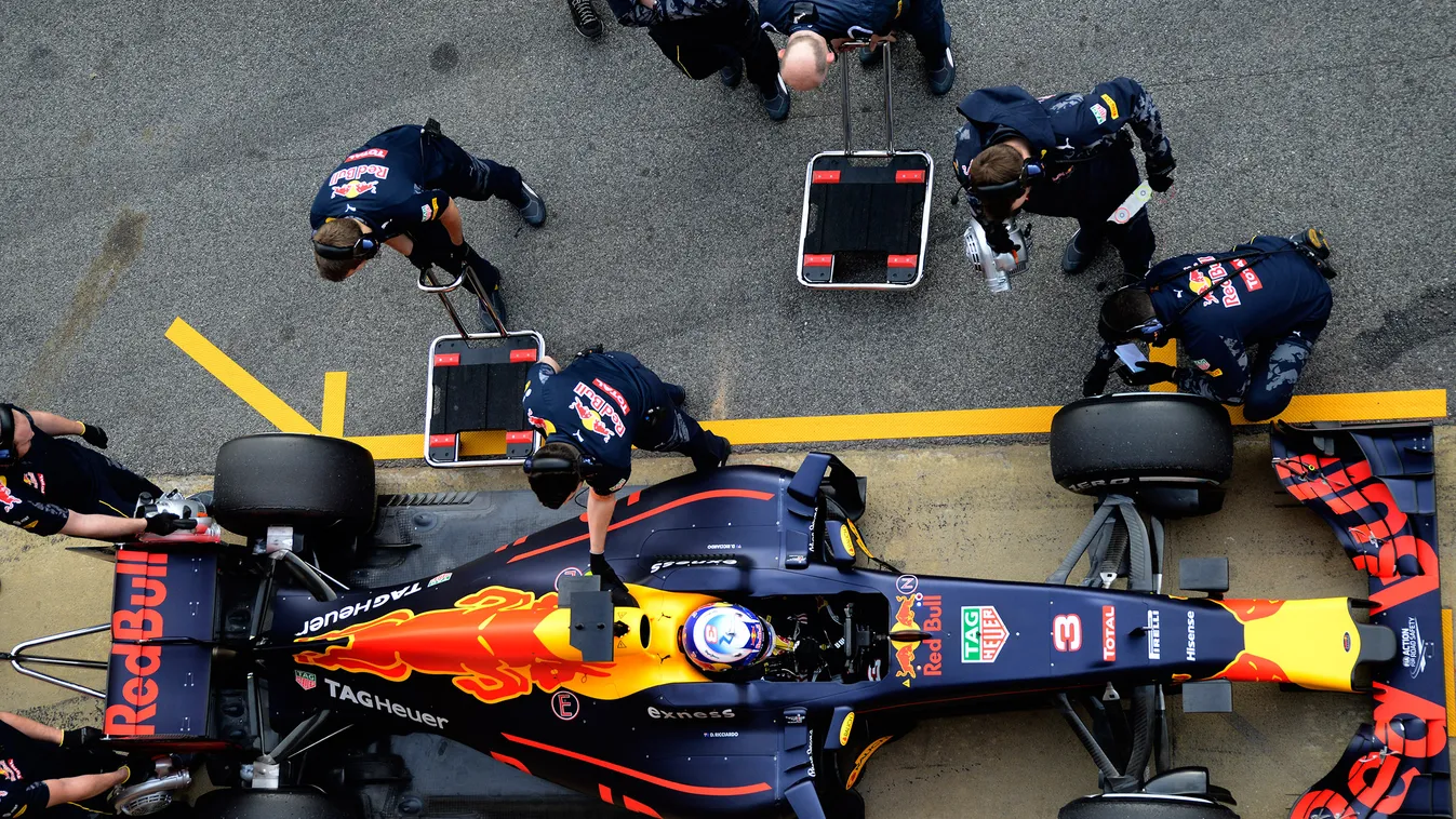 Forma-1, Daniel Ricciardo, Red Bull, teszt 