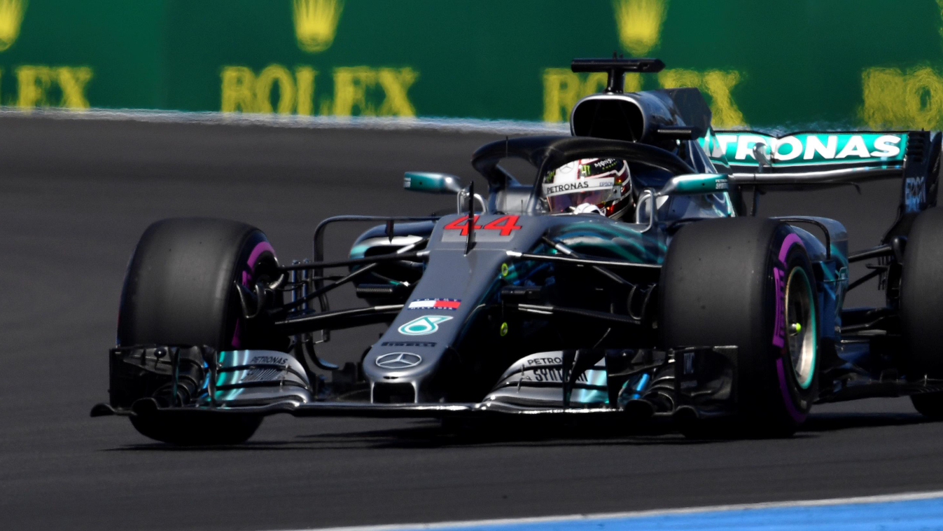 A Forma-1-es Francia Nagydíj pénteki napja, Lewis Hamilton, Mercedes-AMG Petronas 