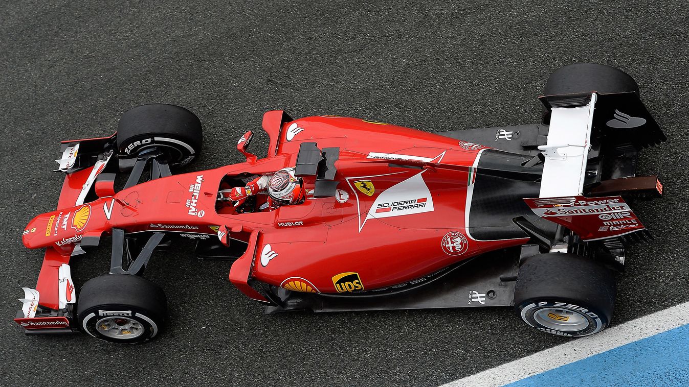 Forma-1, Kimi Räikkönen, Ferrari, teszt, Jerez 