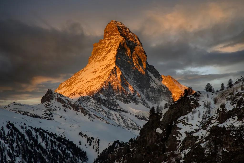 Matterhorn, hegy, hegycsúcs, Alpok, Pennini-Alpok, Svájc, 