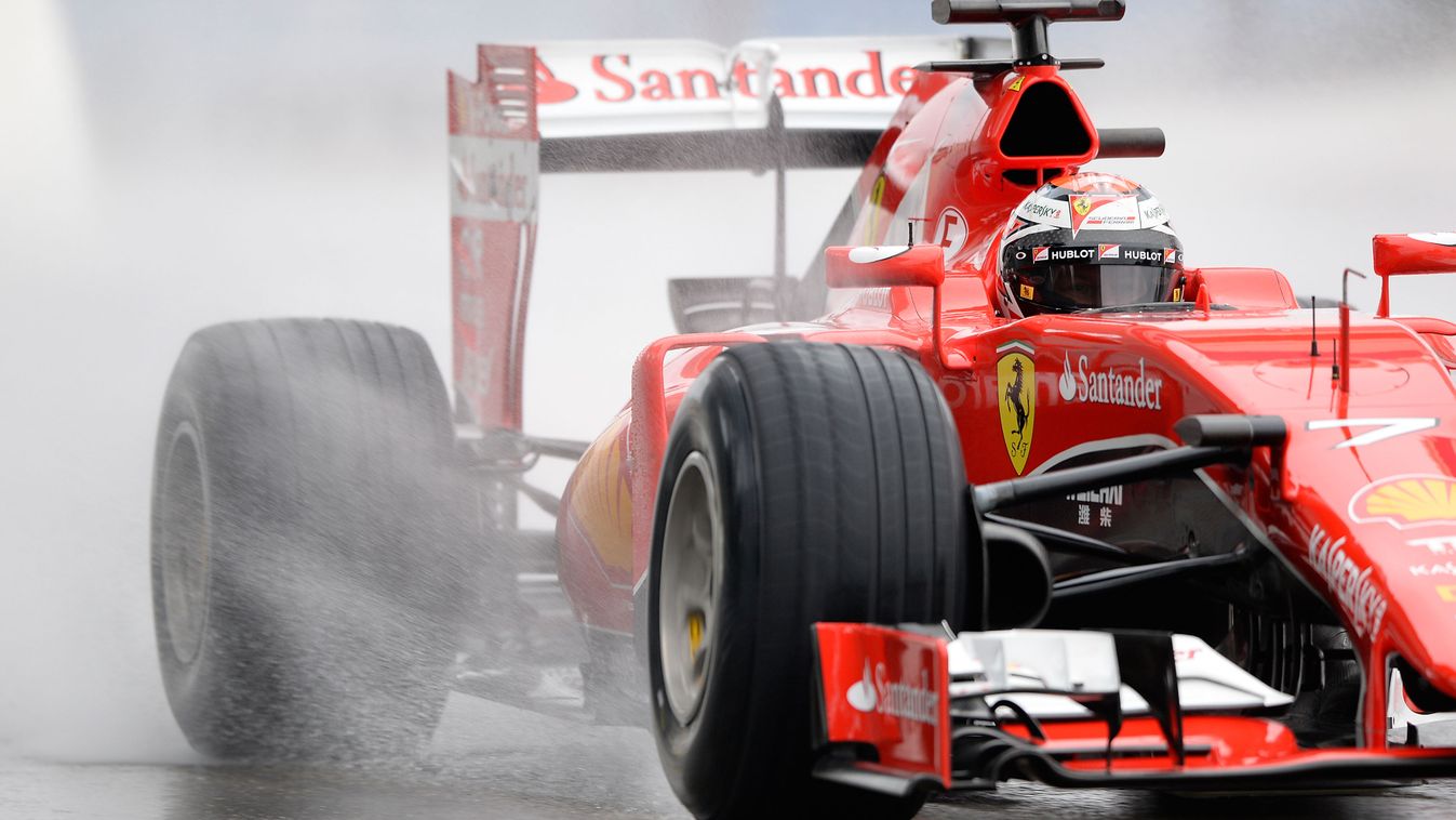 Forma-1, Kimi Räikkönen, Ferrari, Paul Ricard, Pirelli gumiteszt, eső 