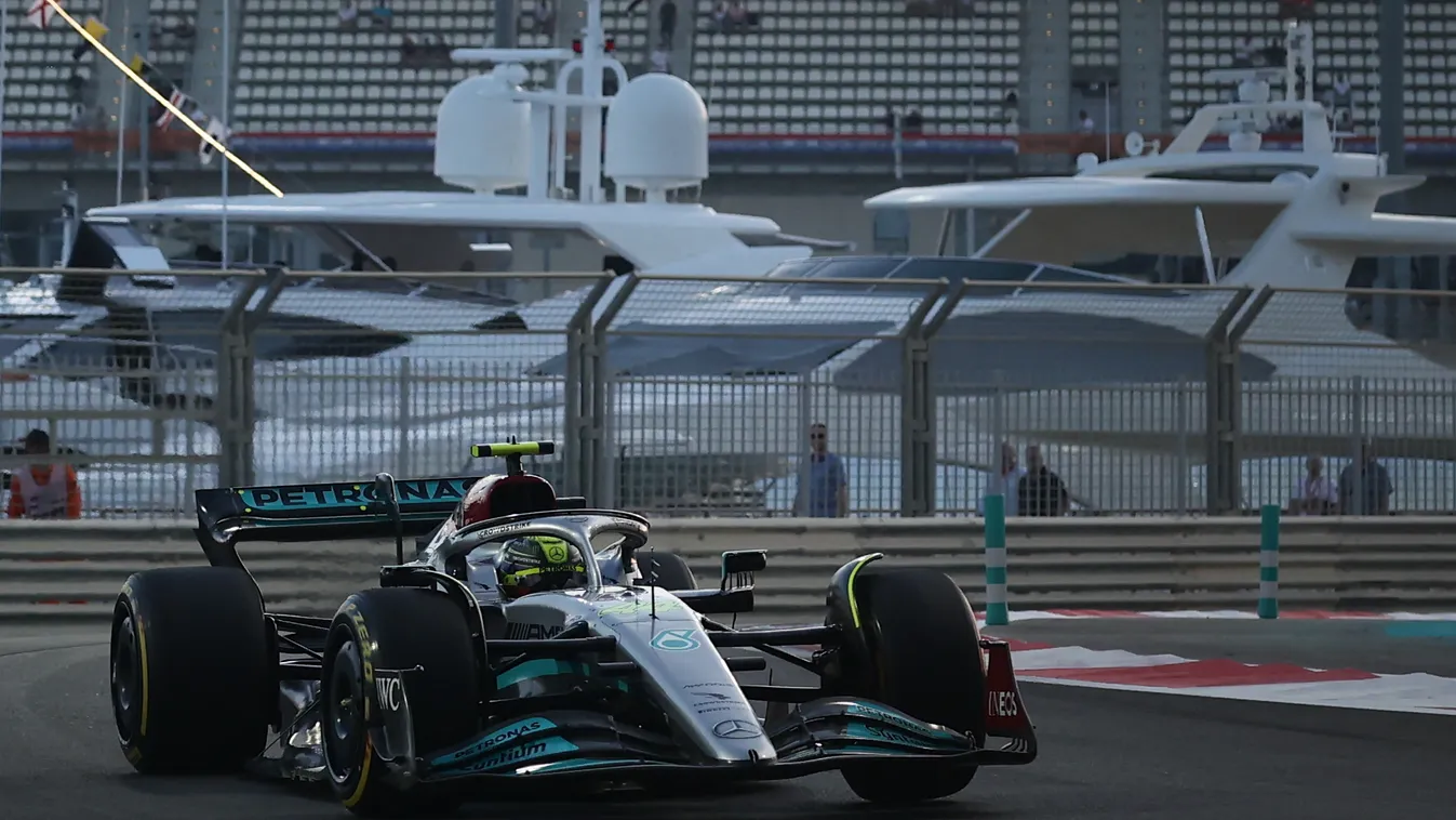 Forma-1, Lewis Hamilton, Mercedes, Abu-dzabi Nagydíj 2022, péntek 